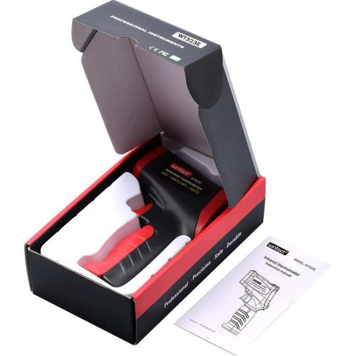 Wintact WT323E Infrared Thermometer Measuring Range -50 to 1050 Degrees Celsius