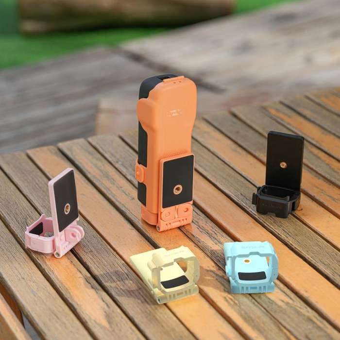For DJI OSMO Pocket 3 Sunnylife 761V3 Magnetic Mount Multi Interface Expansion Adapter(Yellow)