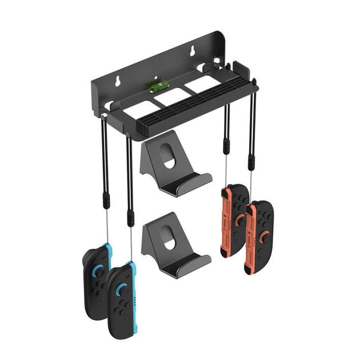 For Nintendo Switch 2 DOBE TNS-31113 Game Controller Wall-Mounted Storage Rack(Black)