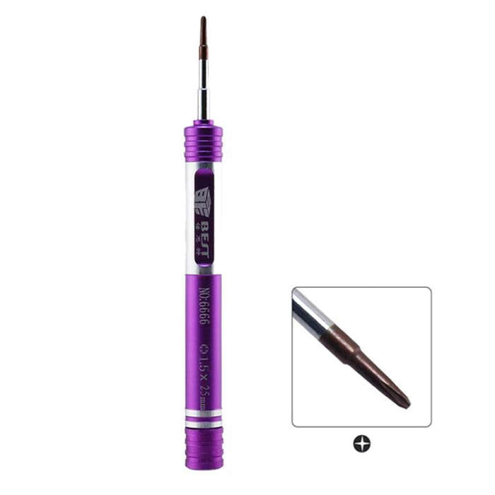 BEST BST-6666 Aluminum Alloy Screwdriver, Model:Phillips 1.5
