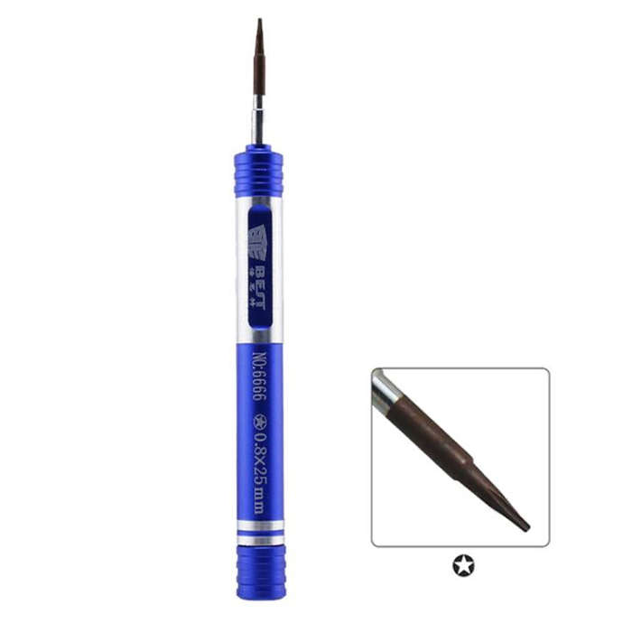BEST BST-6666 Aluminum Alloy Screwdriver, Model:Pentalobe 0.8