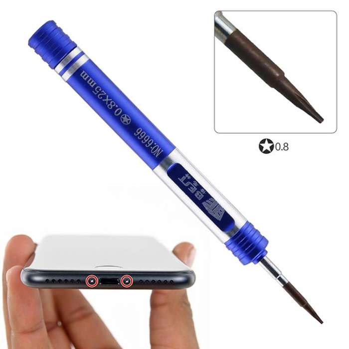 BEST BST-6666 Aluminum Alloy Screwdriver, Model:Pentalobe 0.8
