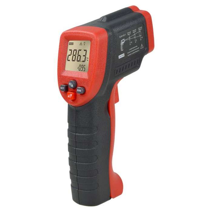 Wintact WT550 Portable Infrared Thermometer, Measuring Range: -50 to 550 Degrees Celsius(Black Red)