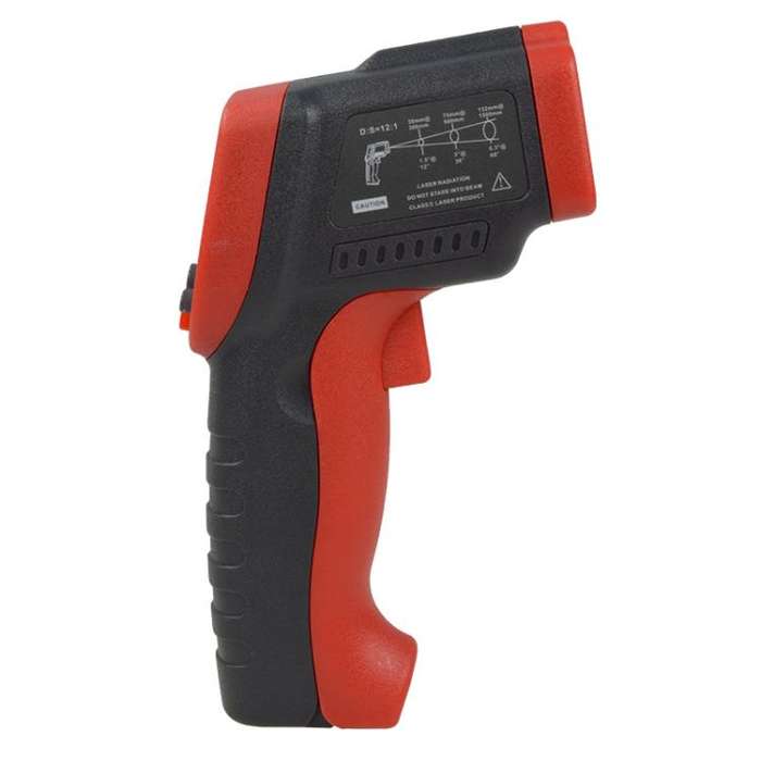 Wintact WT550 Portable Infrared Thermometer, Measuring Range: -50 to 550 Degrees Celsius(Black Red)