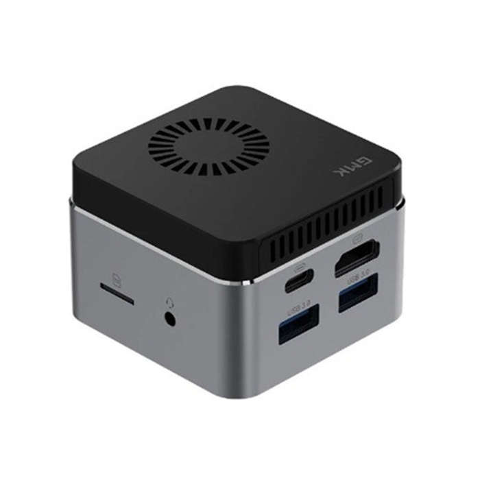 GMK NucBox Windows 10 System Mini PC, Intel Celeron J4125 Quad Core 64bit 14nm 2GHz-2.7GHz, Suppo...
