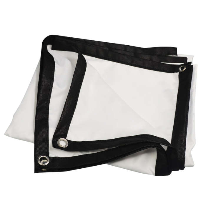 Simple Folding High Density Polyester Projector Film Curtain, Size:60 inch (16:9) Projection Area...