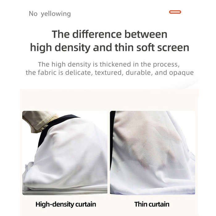 Simple Folding High Density Polyester Projector Film Curtain, Size:60 inch (16:9) Projection Area...