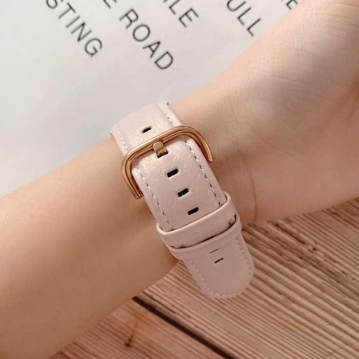 For OPPO Watch 41mm Shell Texture Watch Band(Red)