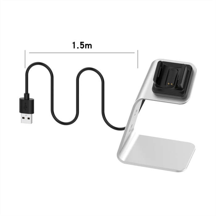 For Fitbit Charge 4 / 3 / 3 SE Universal Aluminum Alloy Charger Holder with Chip Protection, Supp...