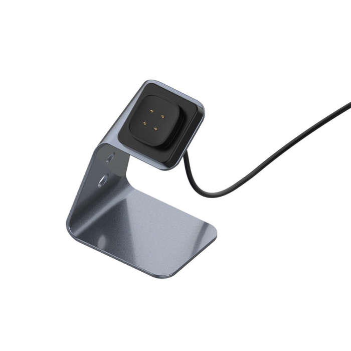 For Fitbit Versa 3 / Fitbit Sence Aluminum Alloy Charger Holder with Chip Protection, Support Fas...