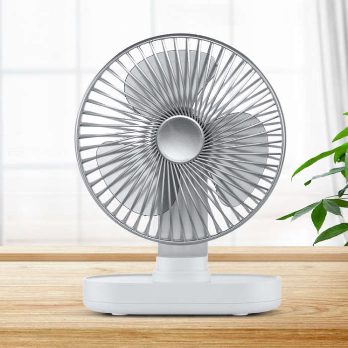 D77 4W Micro USB & USB-C / Type-C Rechargeable Portable Four-speed Adjustable Automatic Head Shak...