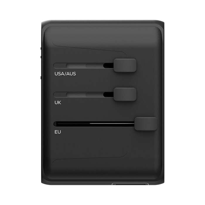 MOMAX 1-World UA9 PD 35W Fast Charger Power Adapter(Black)
