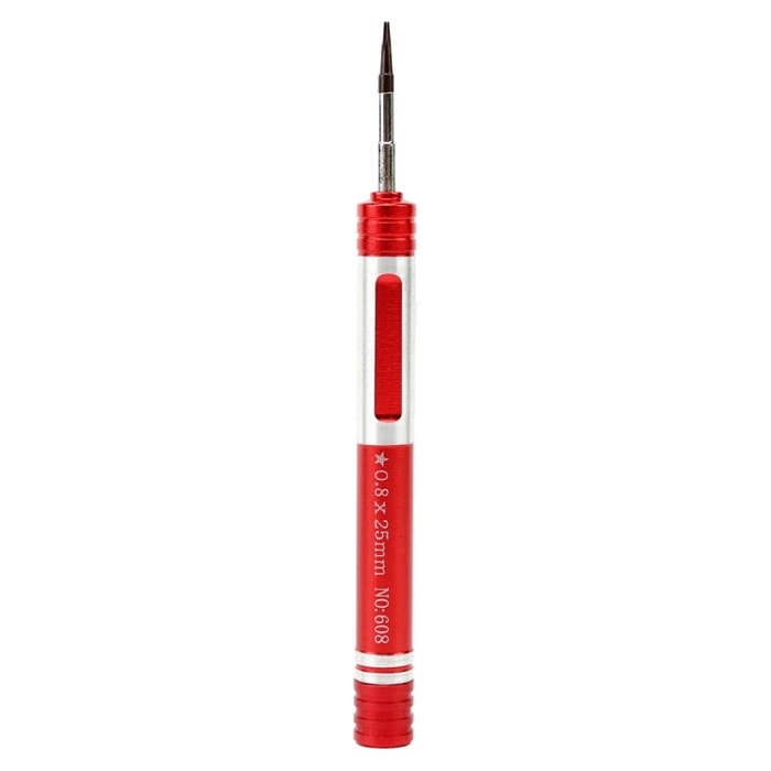 608-0.8 Pentalobe 0.8 Screwdriver for iPhone Charging Port Screws(Red)