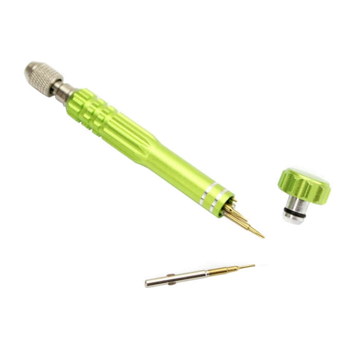 JF-6688 5 in 1 Metal Multi-purpose Pen Style Screwdriver Set for Phone Repair(Green)