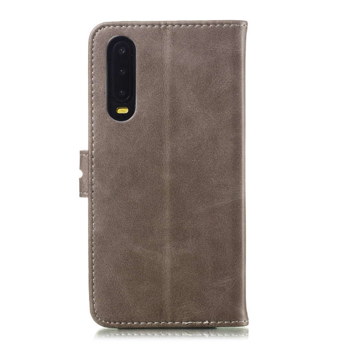 Leather Protective Case For Huawei P30(Gray)