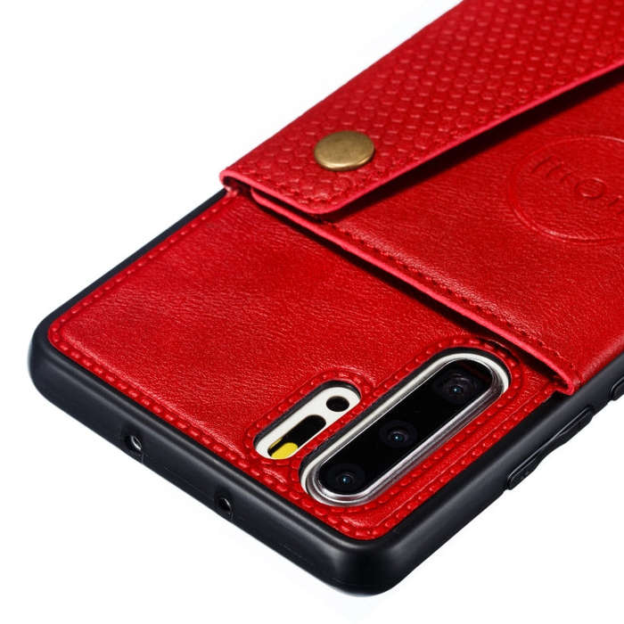 Leather Protective Case For Huawei P30 Pro(Red)