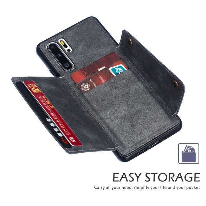 Leather Protective Case For Huawei P30 Pro(Gray)