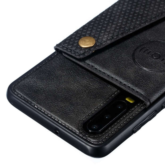 Leather Protective Case For Huawei P30(Black)