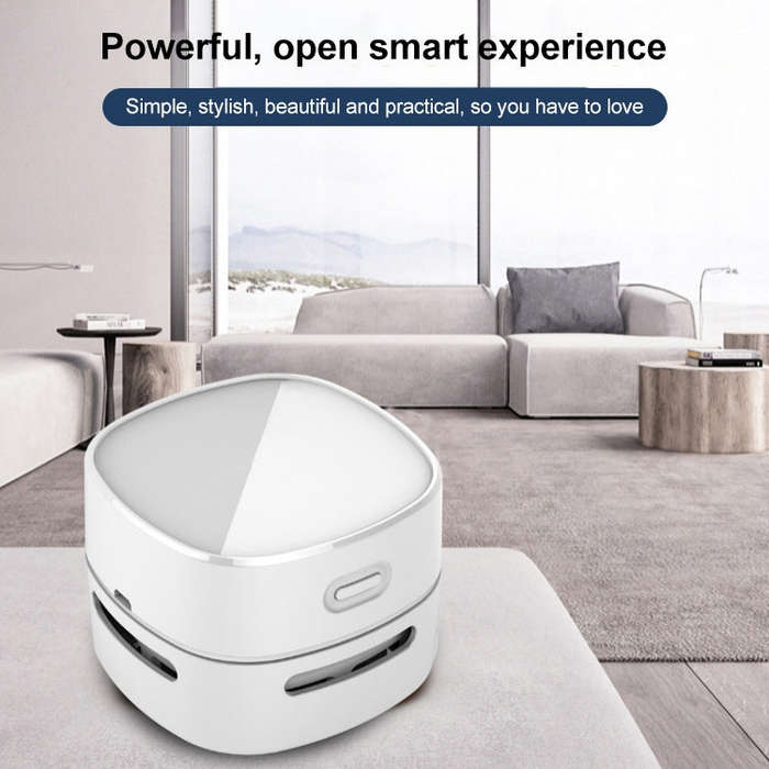 3W Hardcover Battery Style Portable Handheld Wireless Mini Desktop Vacuum Cleaner(Orange)
