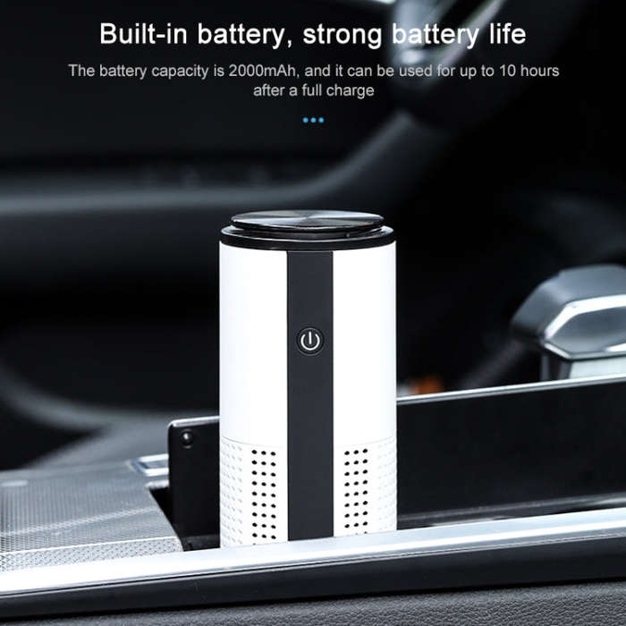 WT-U12 DC 5V Negative Ion Smart Car Air Purifier (Blue)