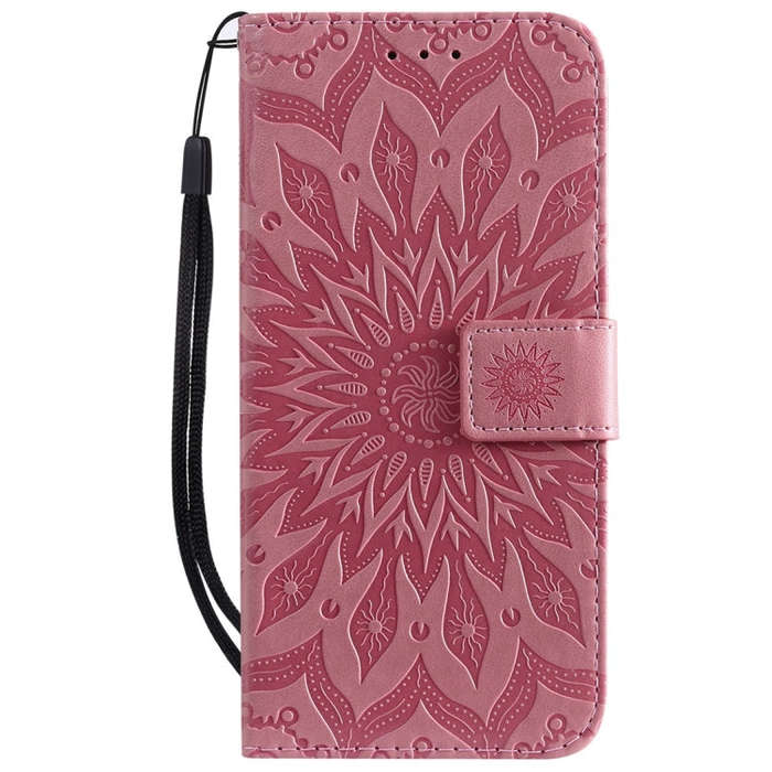 Sun Embossing Pattern Horizontal Flip Leather Case for Huawei Honor Play 8A / Y6 (2019), with Car...