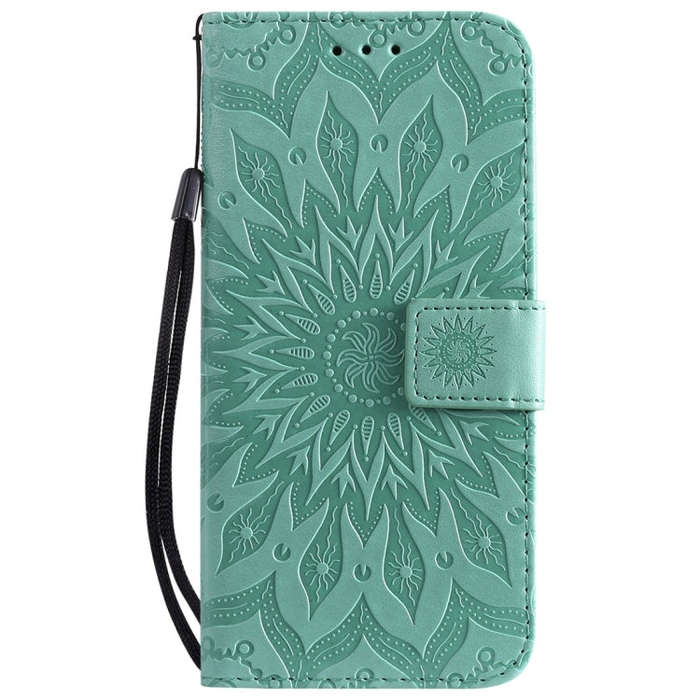 Sun Embossing Pattern Horizontal Flip Leather Case for Huawei Honor Play 8A / Y6 (2019), with Car...