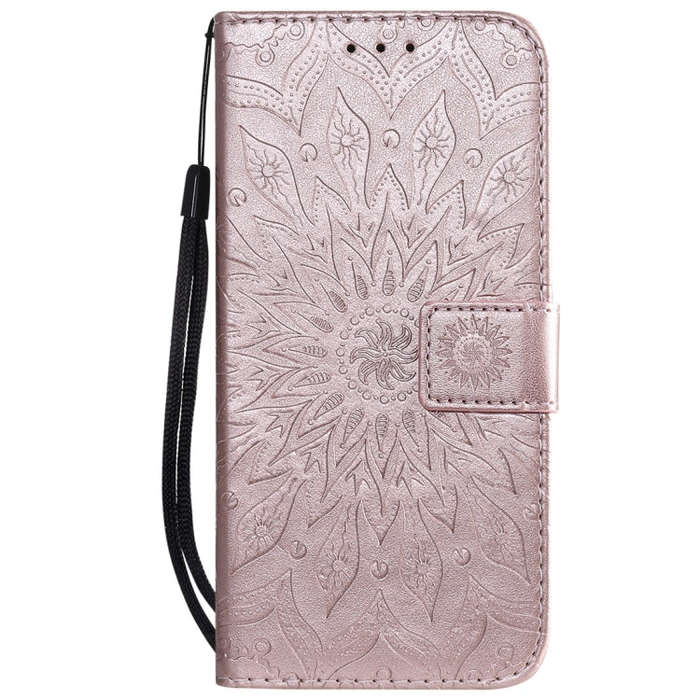 Sun Embossing Pattern Horizontal Flip Leather Case for Huawei Honor Play 8A / Y6 (2019), with Car...
