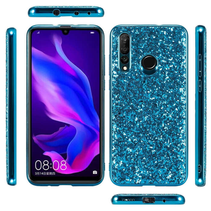 Glitter Powder Shockproof TPU Protective Case for Huawei Nova 4 (Red)