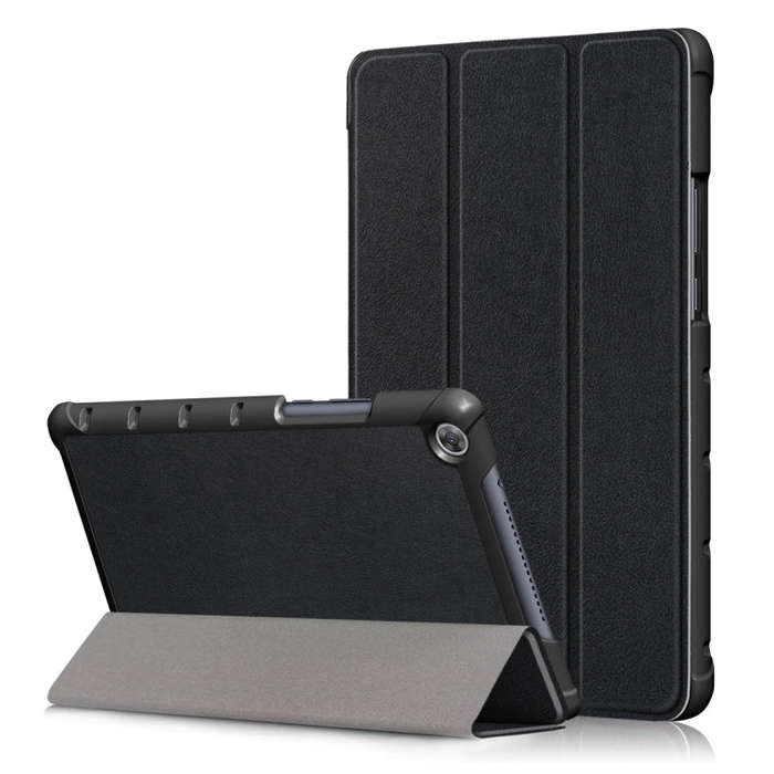 Custer Texture Horizontal Flip Leather Case for Huawei MediaPad M5 Lite 8 inch , with Three-foldi...