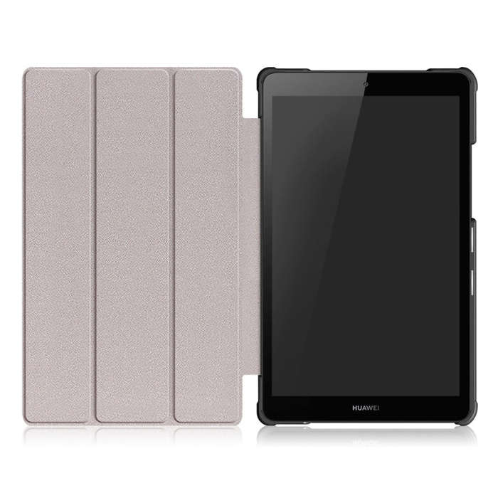 Custer Texture Horizontal Flip Leather Case for Huawei MediaPad M5 Lite 8 inch , with Three-foldi...