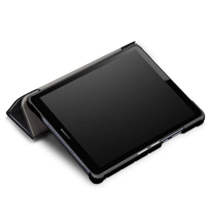 Custer Texture Horizontal Flip Leather Case for Huawei MediaPad M5 Lite 8 inch , with Three-foldi...