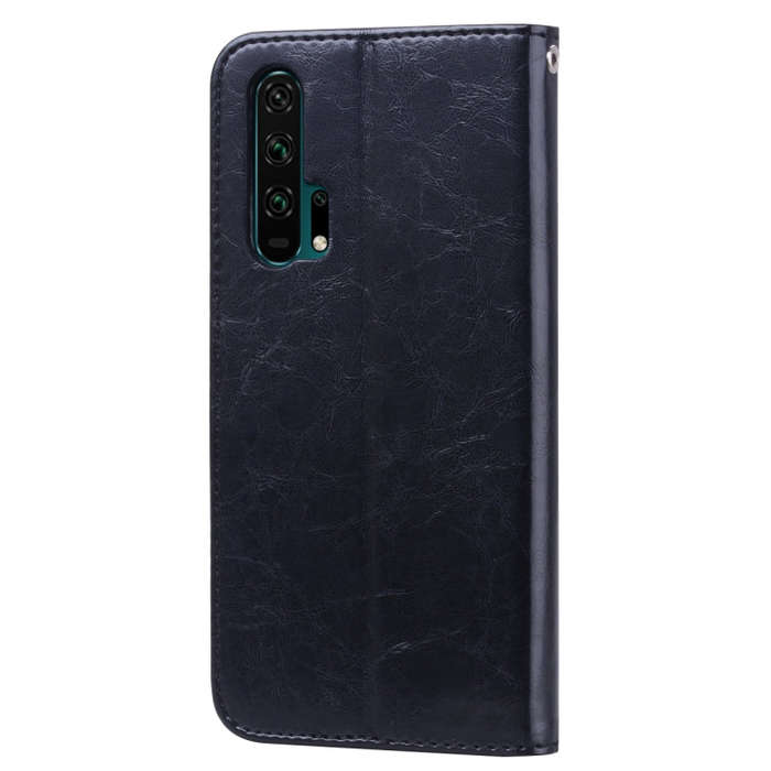 Business Style Oil Wax Texture Horizontal Flip Leather Case for Huawei Honor 20 Pro, with Holder ...