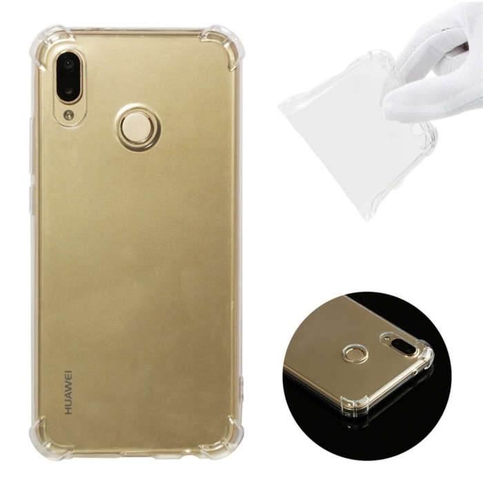 Shockproof TPU Protective Case for Huawei P20 Lite / Nova 3e (Transparent)