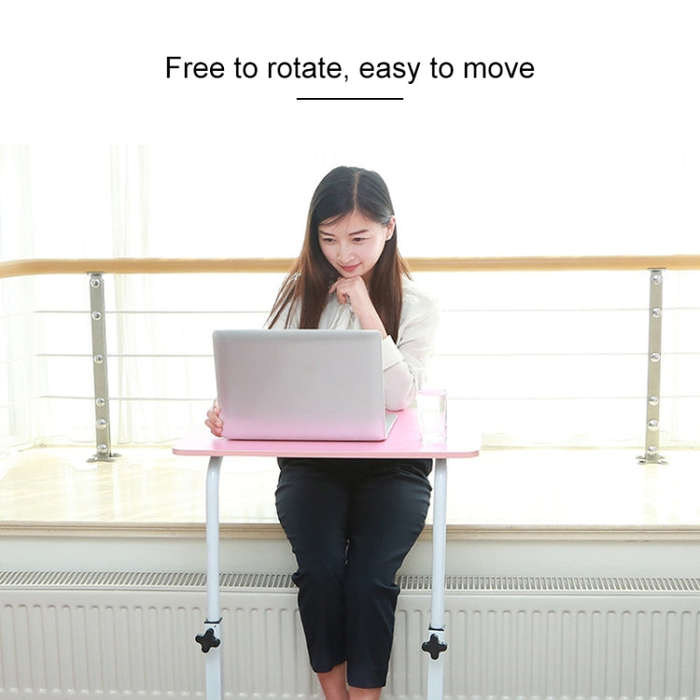 Wood Texture Portable Household Removable Laptop Desk Table Bedside Desk