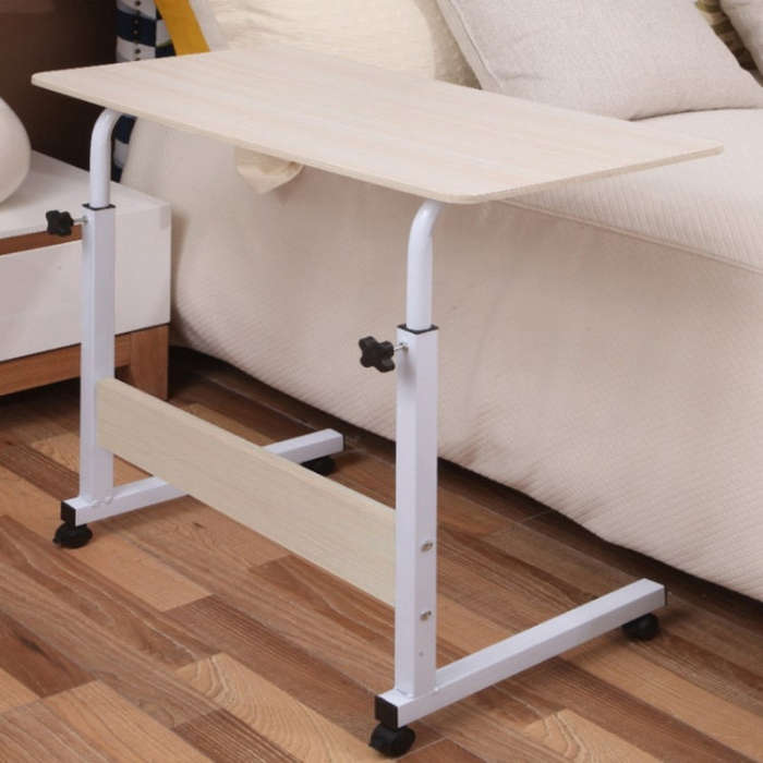 Wood Texture Portable Household Removable Laptop Desk Table Bedside Desk