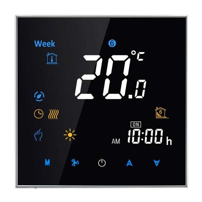 BHT-3001 16A Load Electronic Heating Type LCD Digital Heating Room Thermostat with Sensor, Displa...
