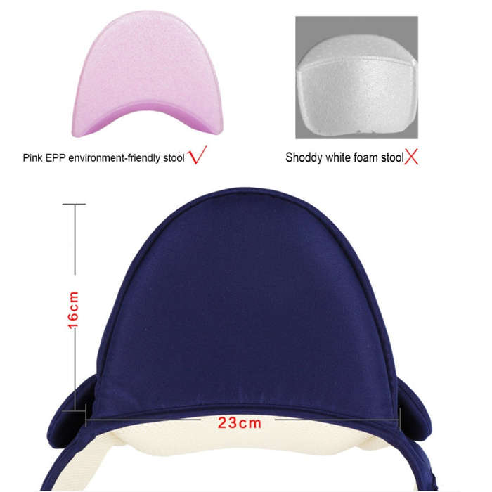 Ergonomic Baby Carrier with Hip Seat for Baby with Reflective Strip for 0-3 Years Old(Purple)