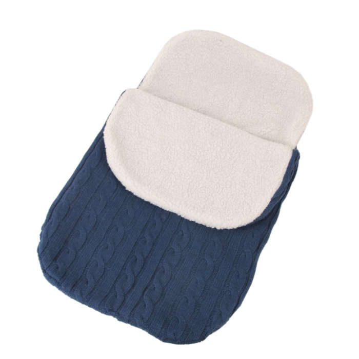 Thick Baby Swaddle Wrap Knit Envelope Sleeping Bag Newborn Infant Warm Bands Indoor Infant Stroll...