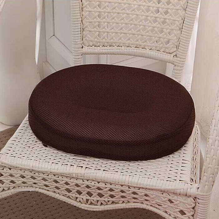 Office Hollow Rebound Health Haemorrhoid Prevention Cushion Buttock Seat, Size: 40x32x7cm(Coffee)