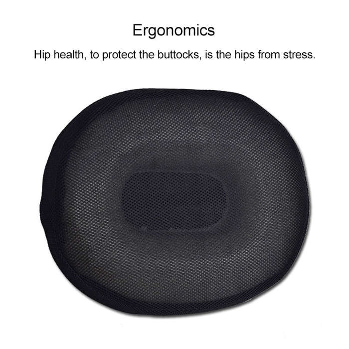 Office Hollow Rebound Health Haemorrhoid Prevention Cushion Buttock Seat, Size: 40x32x7cm(Blue)