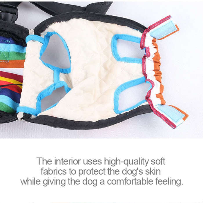 Front Pet Carrier Dog Backpack Bag, SizeL