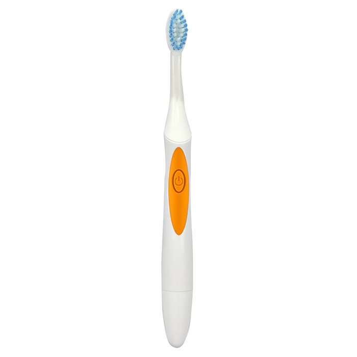 QYG Q2 IPX7 Waterproof Battery Powered Electric Sonic Toothbrush(Orange)