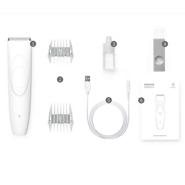 Original Xiaomi Youpin Pawbby Dog Professional Razor Pet Grooming Clippers Electric Rechargeable ...