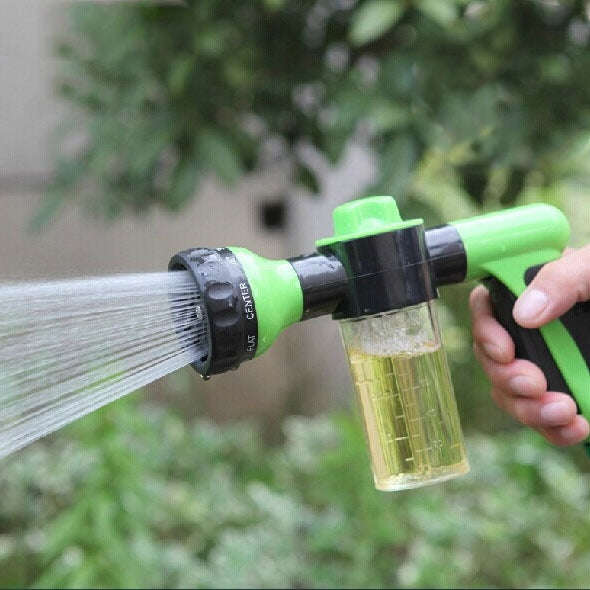 Multifunctional Car Foam Water Gun Garden Watering Tools Pet shower sprinkler,Random Color Delive...