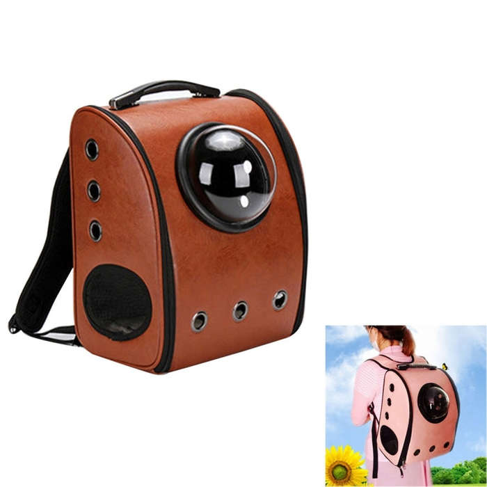 Space Capsule Carrier Breathable Pet Backpack Travel Portable Pet Bag for Cat / Dog and Other Pet...