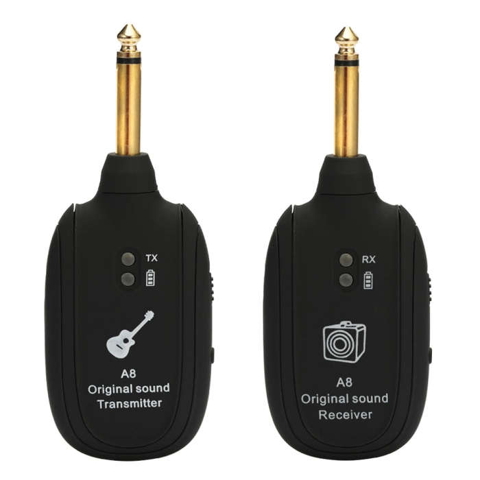 Guitar Wireless Transmitter Receiver A8 Electric Guitar Wireless Connection System Pickups
