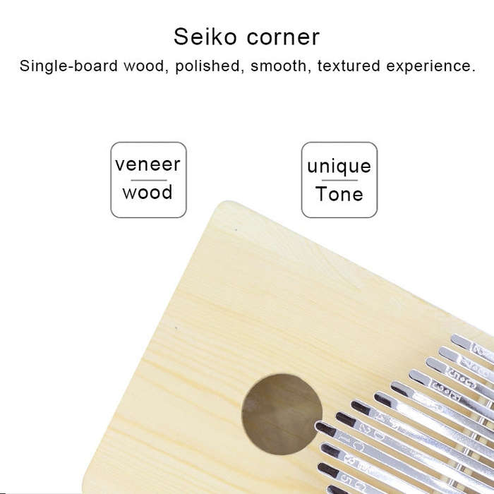17-tone Kalimba Thumb Piano Kalimba Finger Piano Children DIY