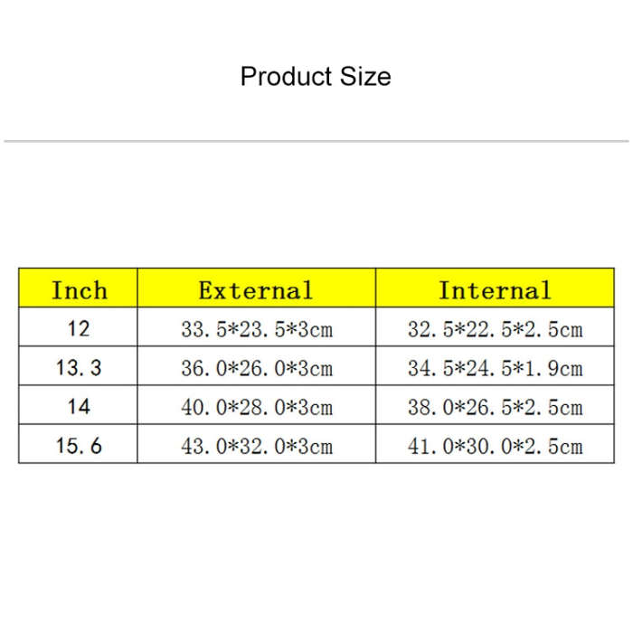 Breathable Wear-resistant Shoulder Handheld Zipper Laptop Bag, For 14 inch and Below Macbook, Sam...