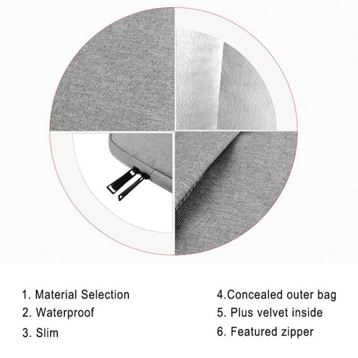 Universal Wearable Business Inner Package Laptop Tablet Bag, 14.0 inch and Below Macbook, Samsung...