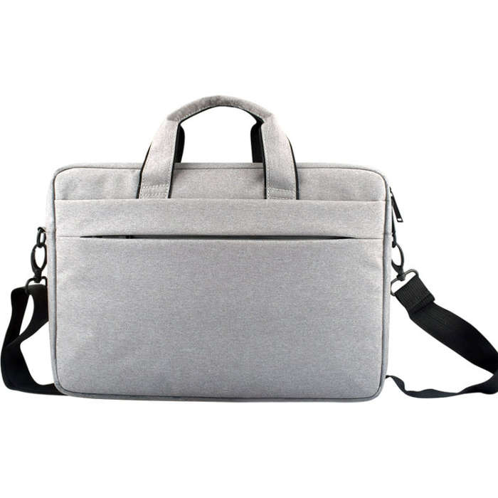 Breathable Wear-resistant Thin and Light Fashion Shoulder Handheld Zipper Laptop Bag with Shoulde...
